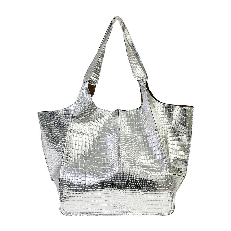 MELISSA Large Soft Leather Tote – Casual Patterned Shoulder Bag (7 Styles) Bloomyin